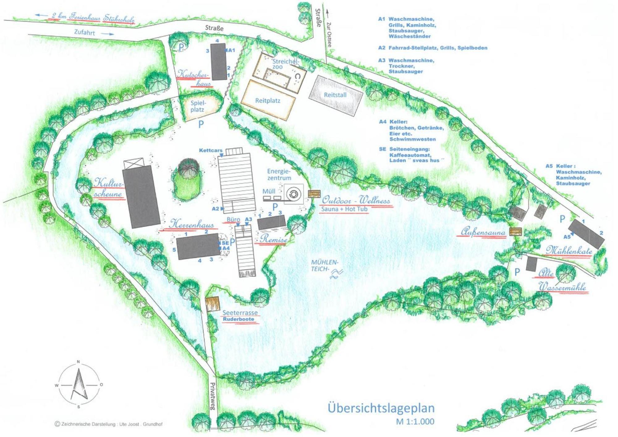 Ferienwohnungen Herrenhaus Gut Oestergaard 斯泰恩伯格 外观 照片